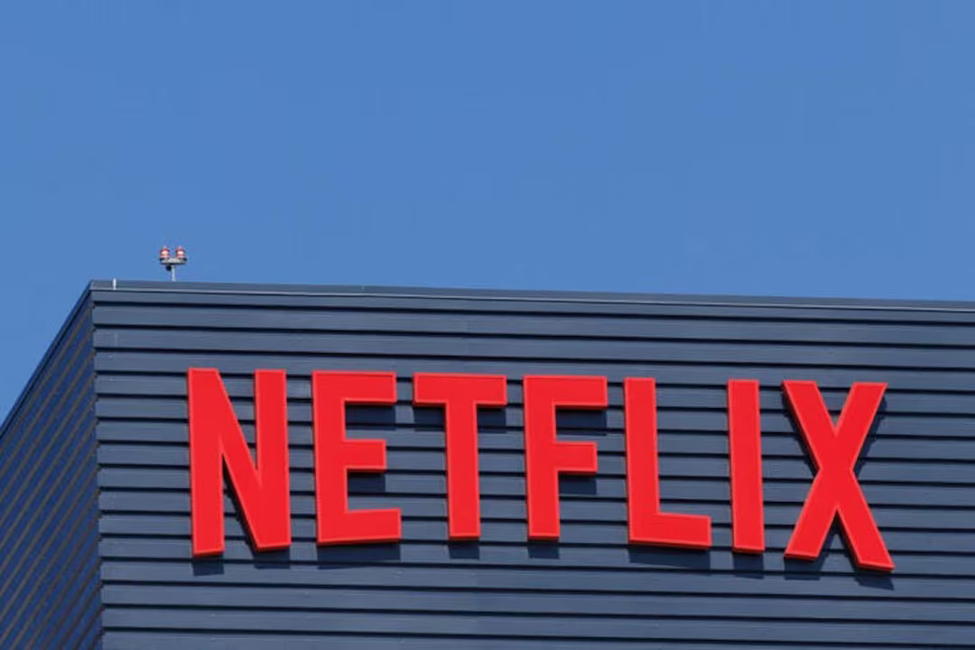 The Netflix logo on one of their Hollywood buildings in Los Angeles, California, U.S., July 12, 2023. /Reuters