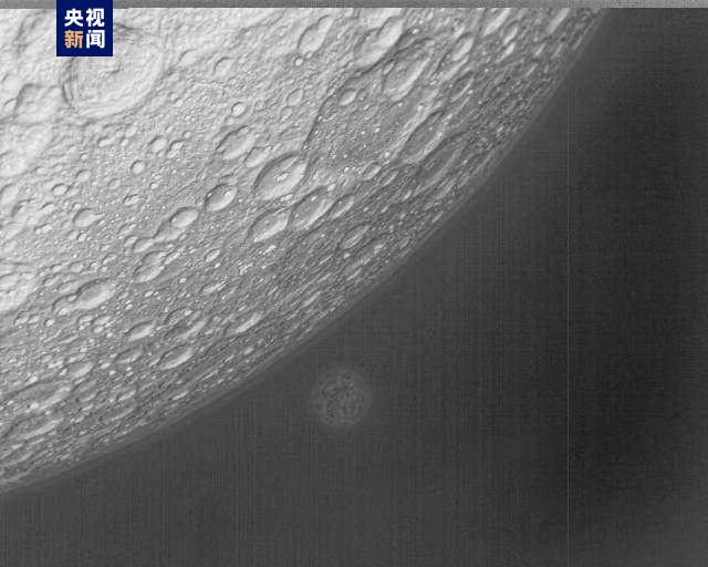 Tiandu-2 satellite captures a moment where the moon and Earth are both can be seen, April 8, 2024. /CMG