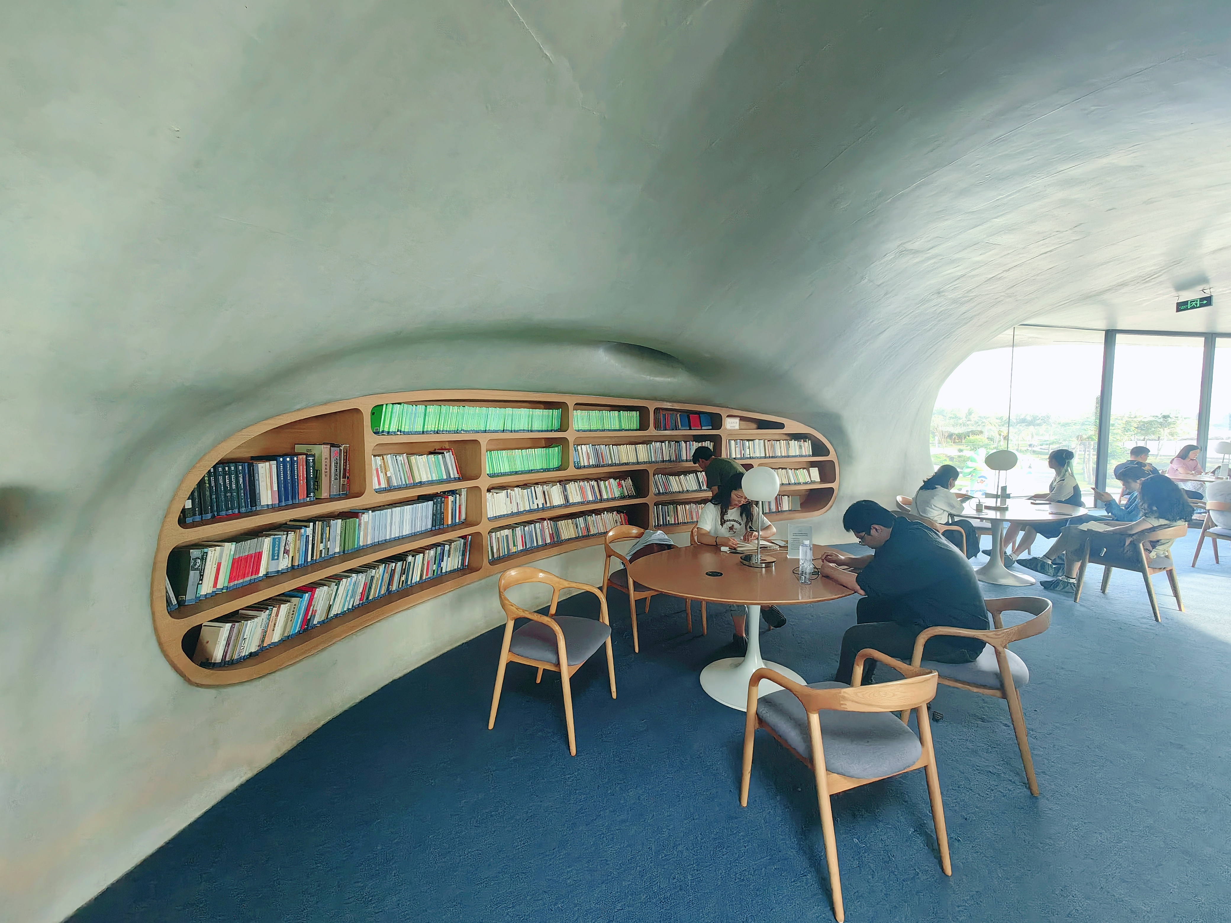 The Wormhole Library in Haikou Bay, Haikou City, south China's Hainan Province, April 13, 2024. Gao Ning/CGTN 