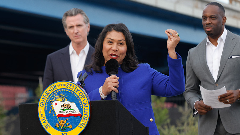 San Francisco Mayor London Breed speaks at an event in San Francisco, California, U.S., November 9, 2023. /CFP