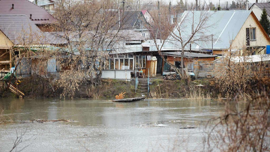 Hundreds of houses, plots flooded in Russia's Kurgan region