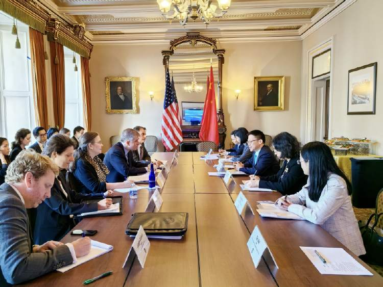 The China-U.S. economic working group holds its fourth meeting in Washington, D.C., April 16, 2024. /Chinese Ministry of Finance