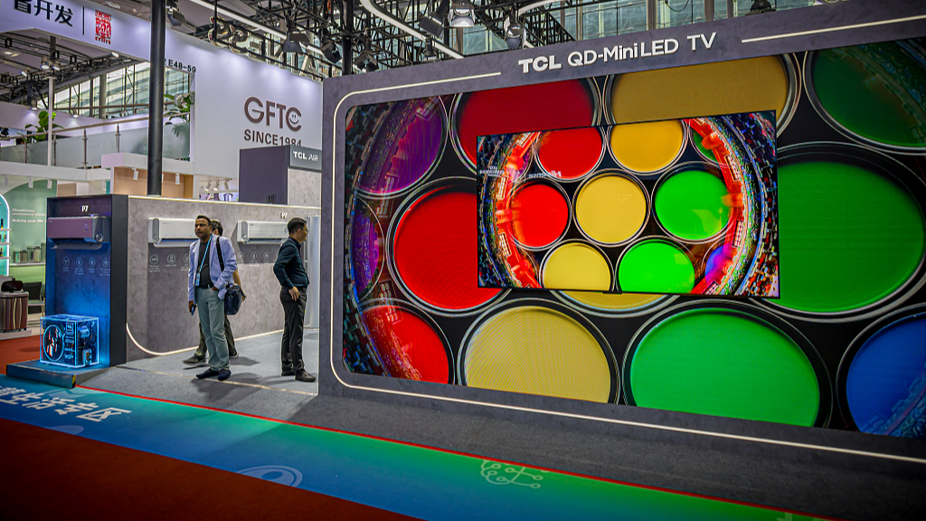 An exhibition at the Canton Fair in Guangzhou, south China's Guangdong Province, April 17, 2024. /CFP