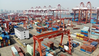 Qingdao Port in east China's Shandong Province, March 13, 2024. /Xinhua