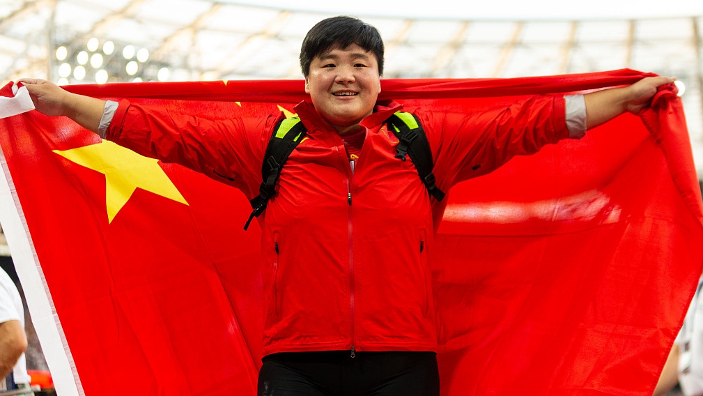 China's shot putter Gong Lijiao has won three Olympic medals and eight titles at the World Athletics Championships. /CFP