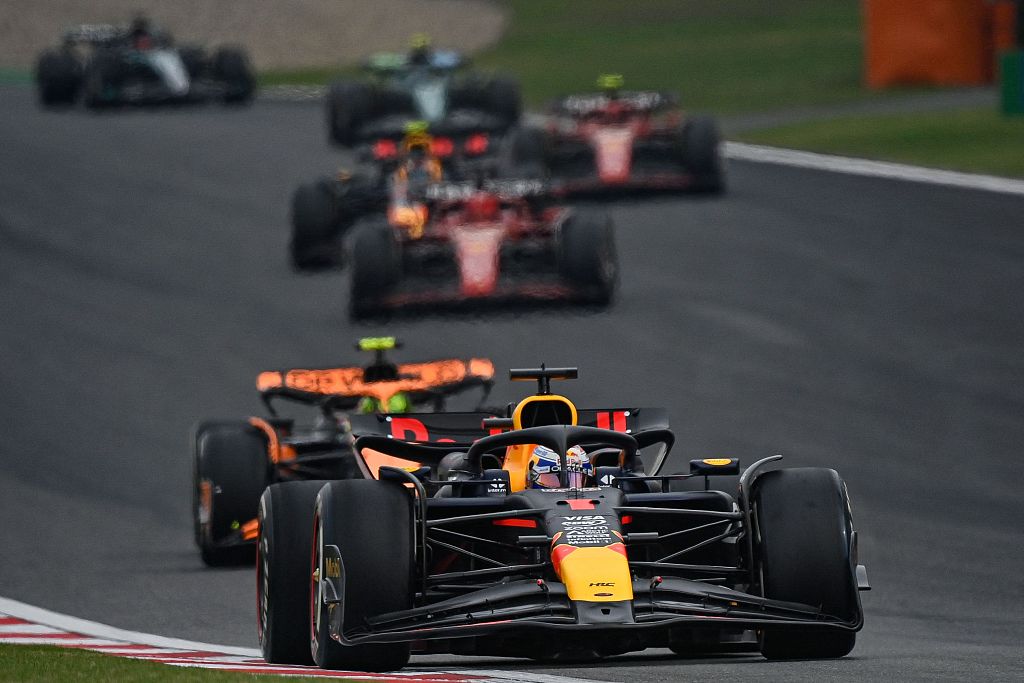 Max Verstappen of Red Bulls competes in the Formula 1 Chinese Grand Prix in east China's Shanghai Municipality, April 21, 2024. /CFP