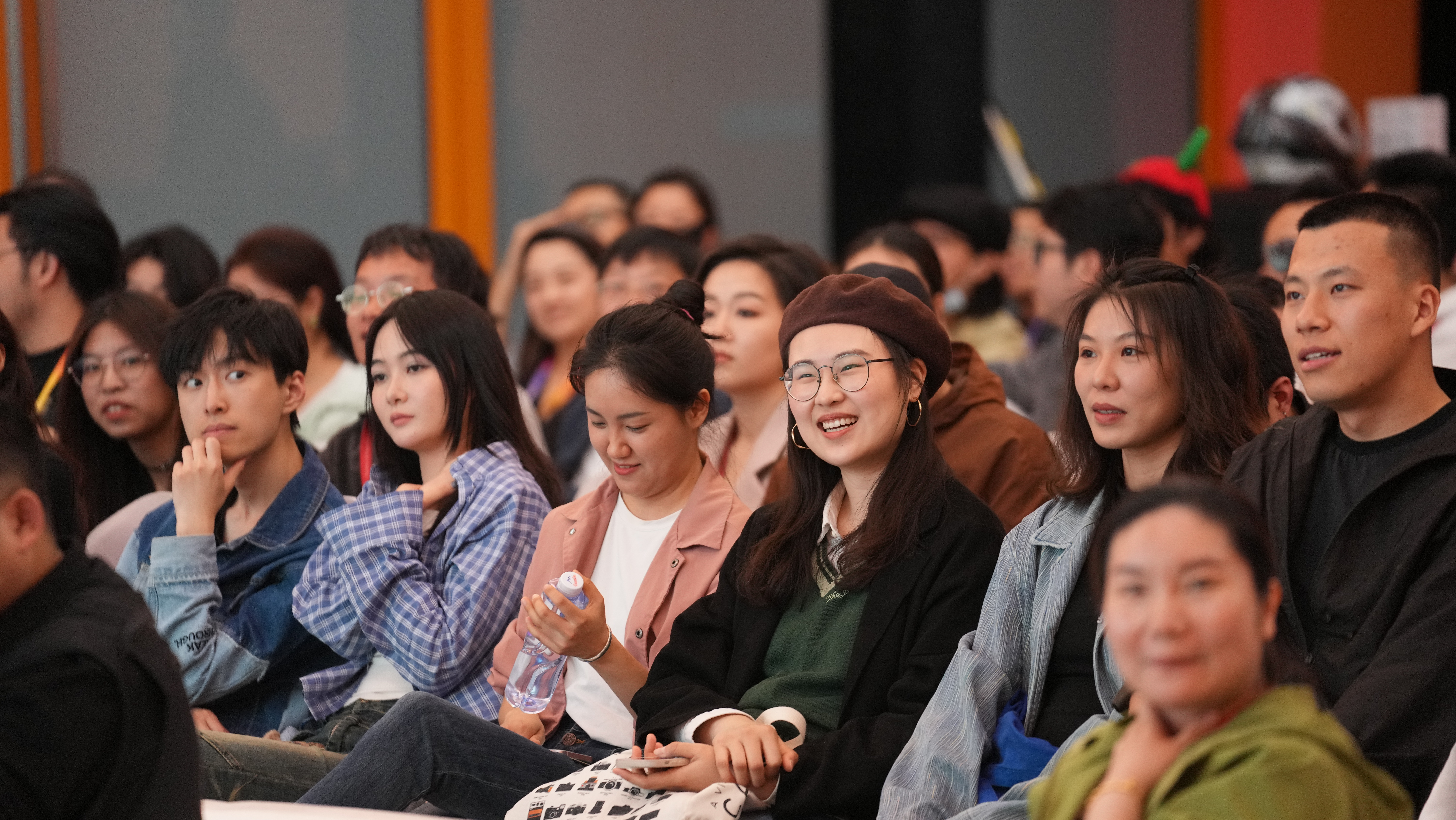 Attendees during a screen acting open course of the 14th Beijing International Film Festival in Beijing, China, April 23, 2024. Chen Bo/CGTN