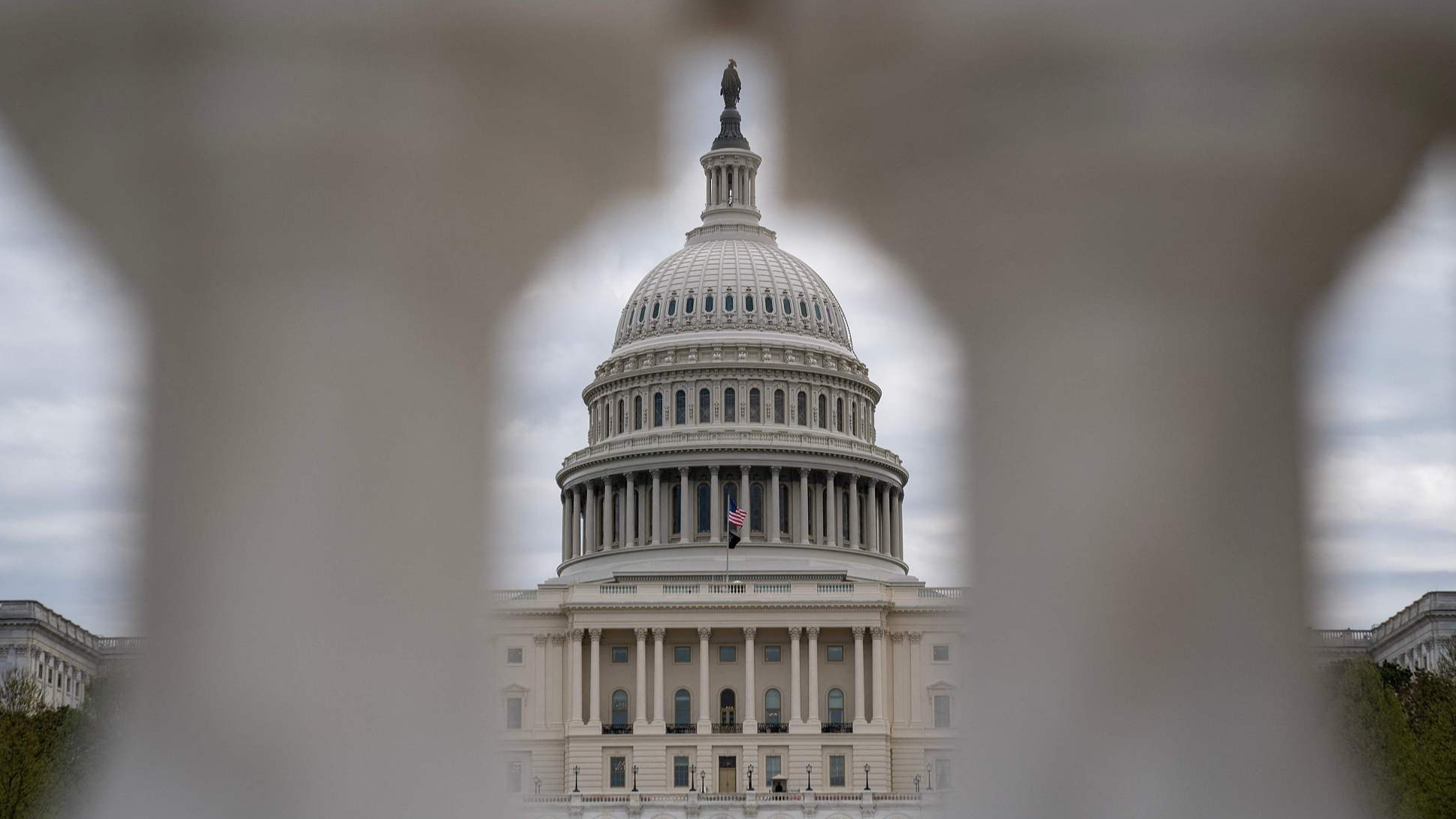 A view of the US Capitol ahead of a House vote on a major aid package for Ukraine, Israel in Washington, D.C., April 20, 2024. /CFP