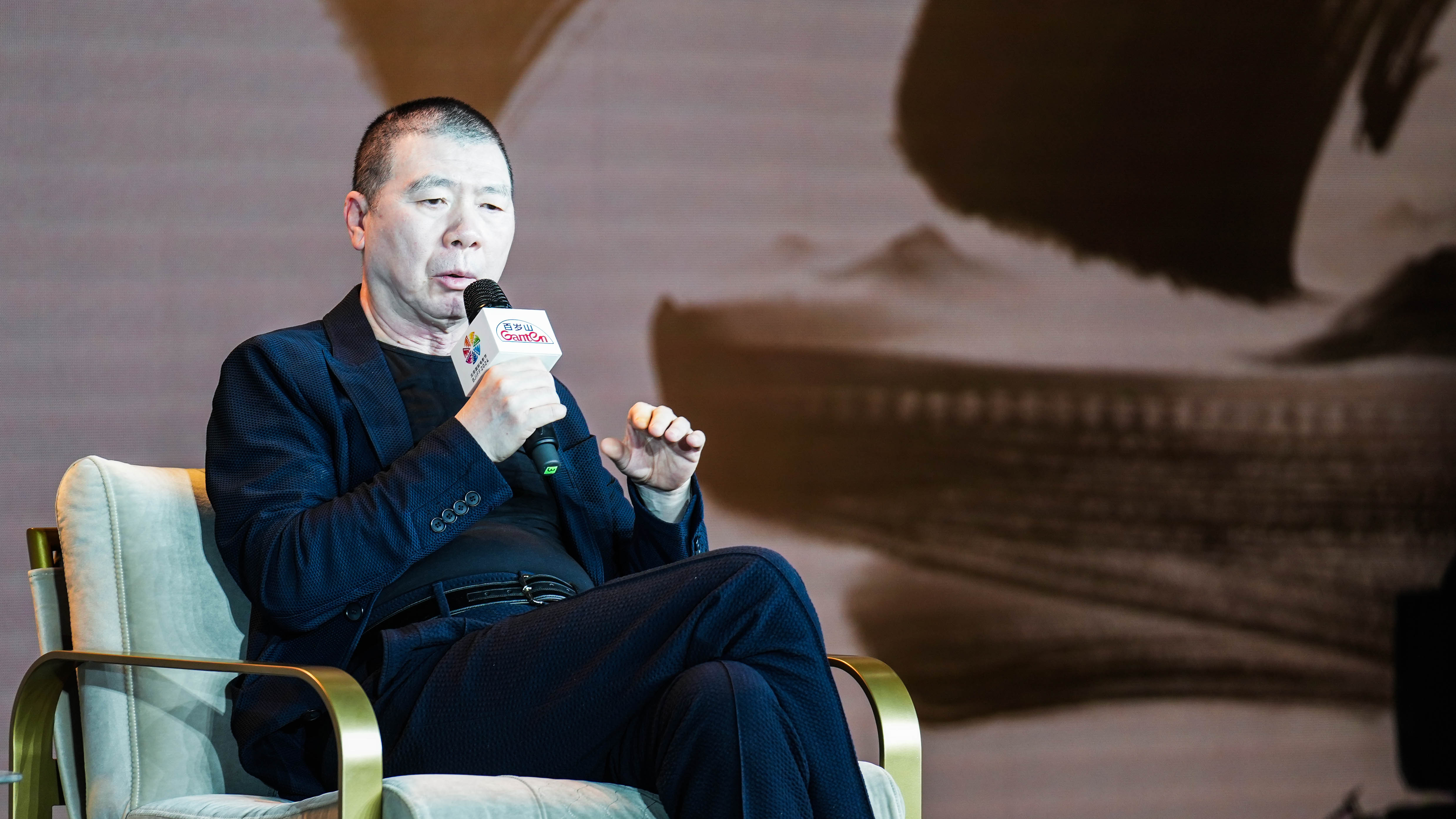 Chinese director Feng Xiaogang shared his insights as a guest speaker at Joan Chen Workshop & Masterclass, Beijing, China, April 25, 2024. Chen Bo/CGTN 