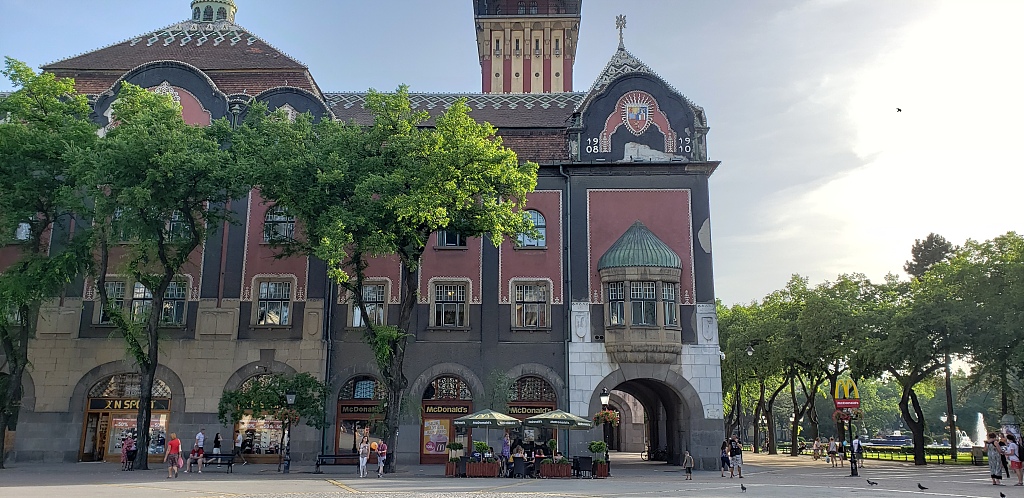 Street view of Subotica, Serbia, July 1, 2019. /CFP