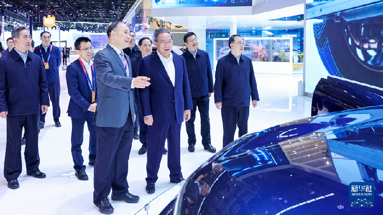 Chinese premier stresses developing intelligent connected NEVs - CGTN