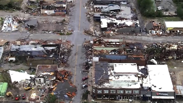 Dozens of tornadoes strike central U.S., at least 5 killed - CGTN