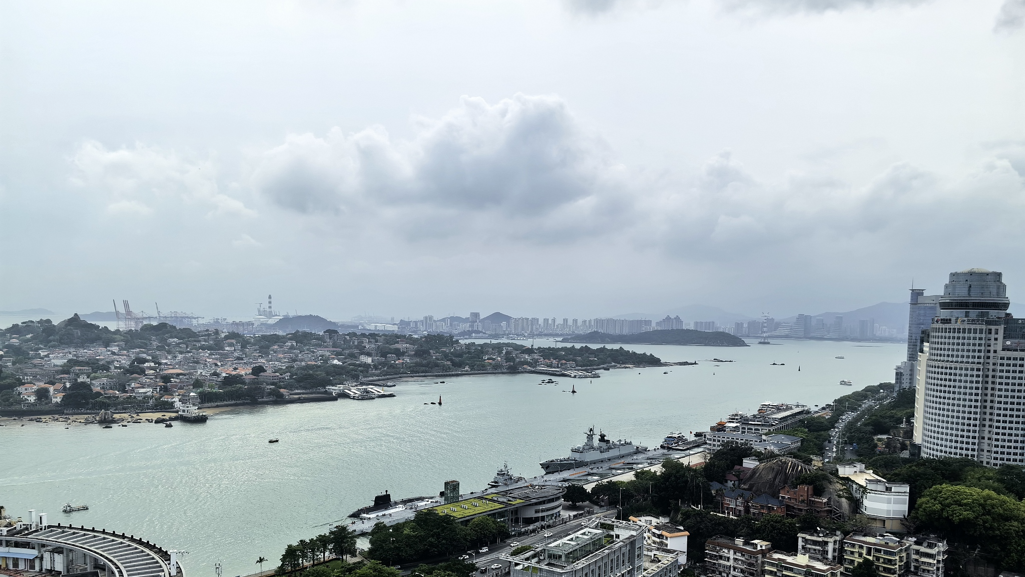 A view of cloudy weather in Xiamen, east China's Fujian Province, April 20, 2024. /CFP