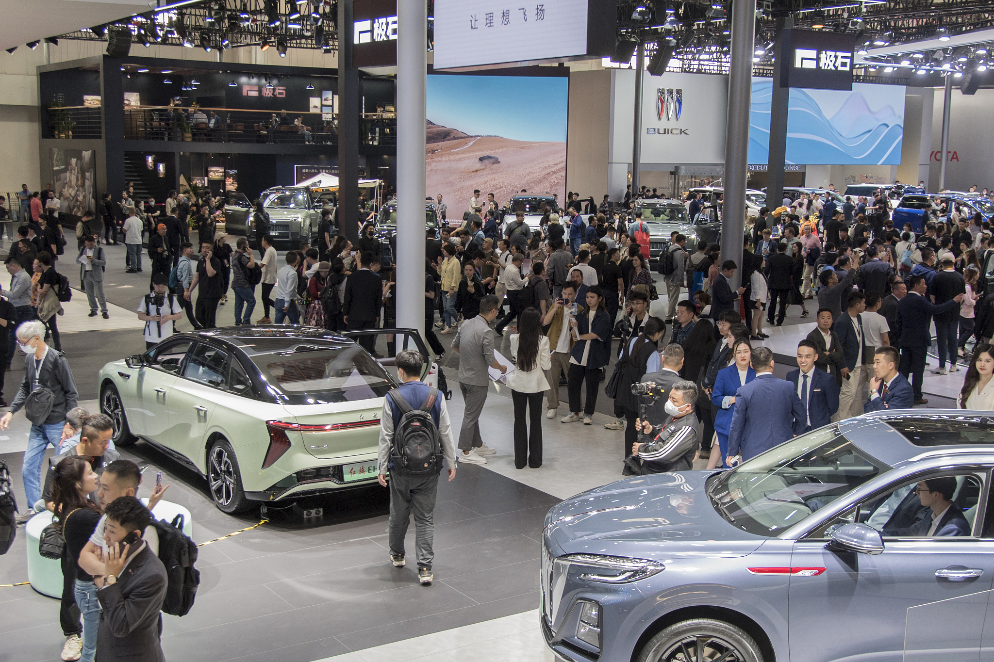 The 18th Beijing International Automotive Exhibition, April 25, 2024. /CFP