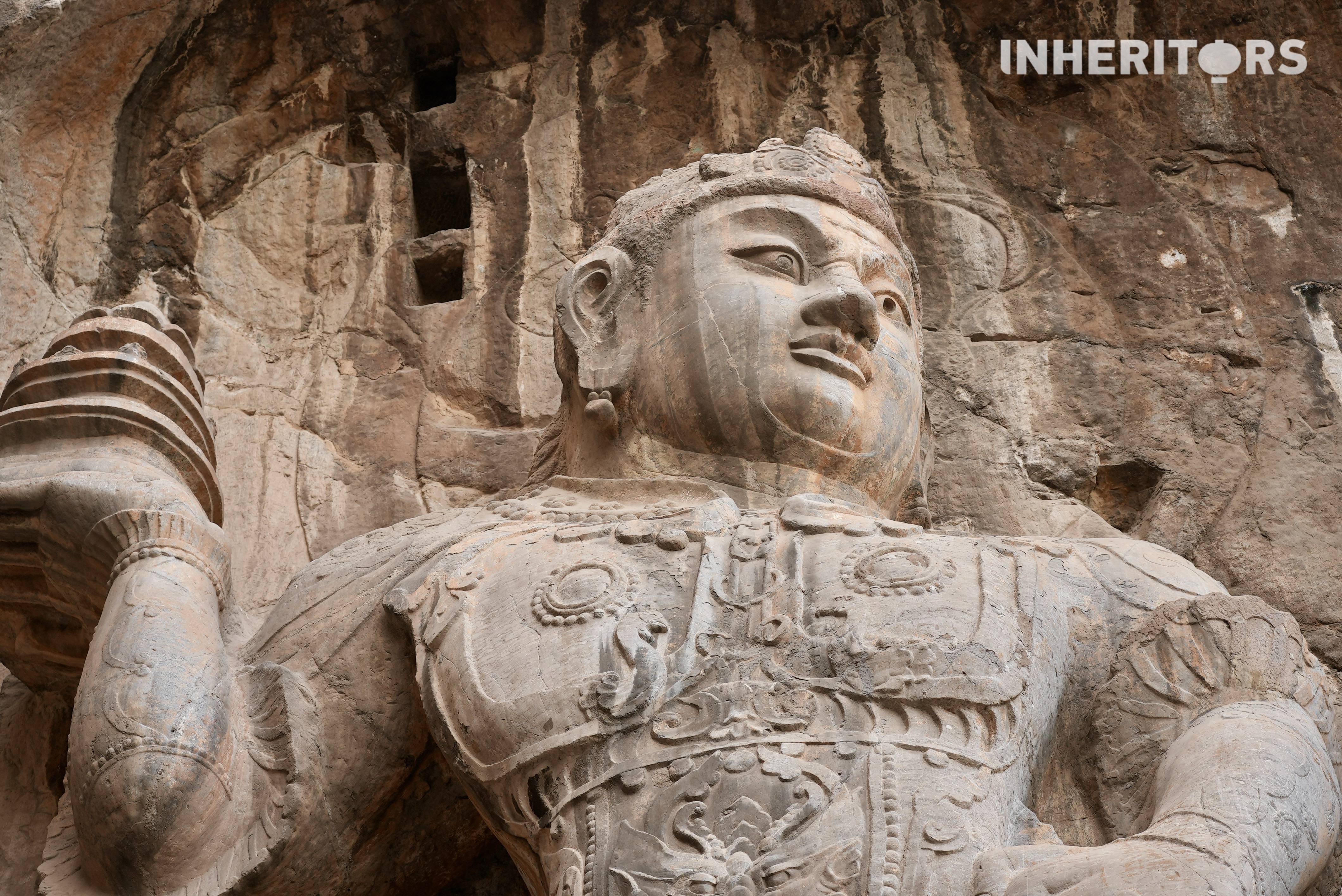 A view of the Longmen Grottoes in Luoyang, Henan Province /CGTN