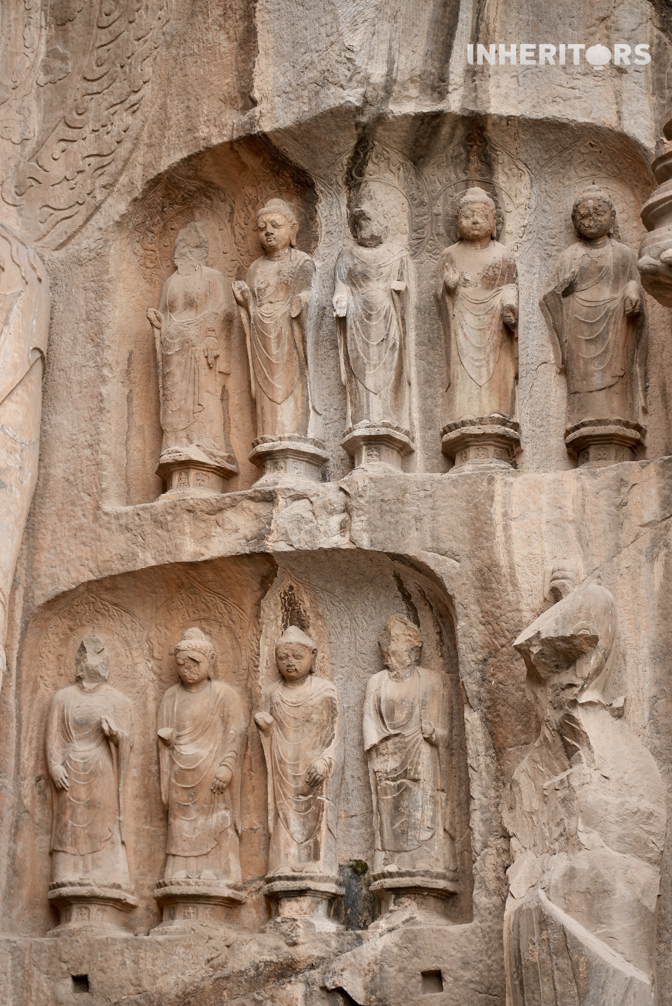 A view of the Longmen Grottoes in Luoyang, Henan Province /CGTN