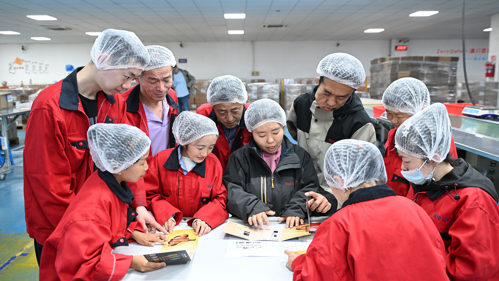 Ongoing job skills training for employees with disabilities, Suzhou City, east China's Jiangsu Province, April 28, 2024. /CFP
