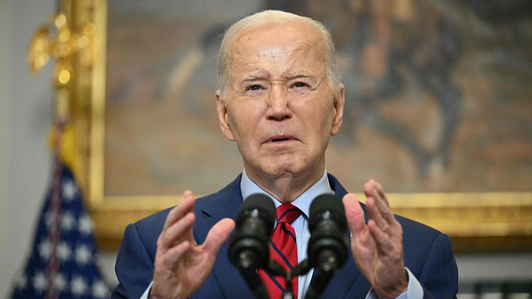 U.S. President Joe Biden in the Roosevelt Room of the White House in Washington D.C., U.S., May 2, 2024. /CFP