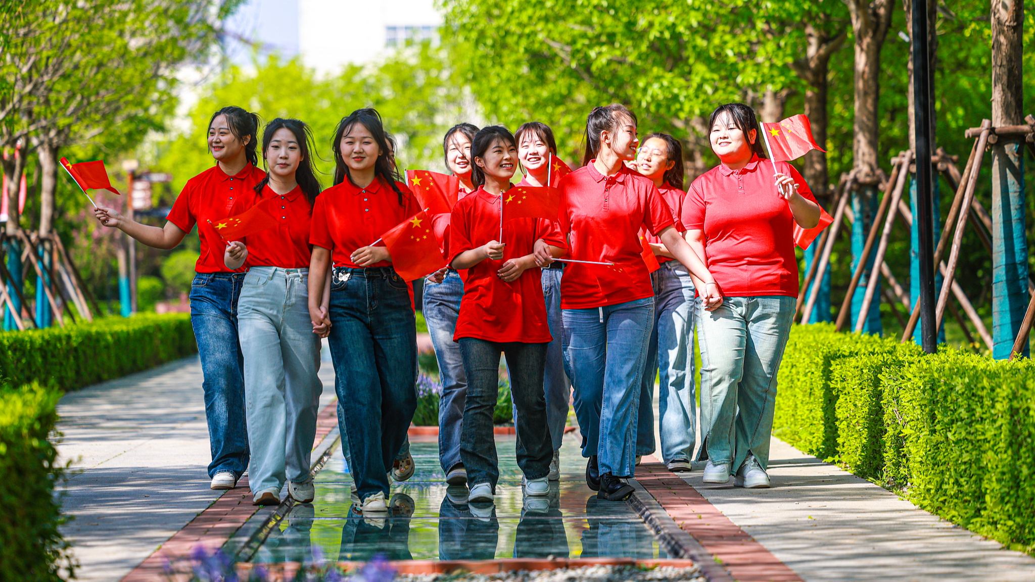 China's Youth Day-themed celebrations in Shenyang, northeast China's Liaoning Province, May 3, 2024. /CFP