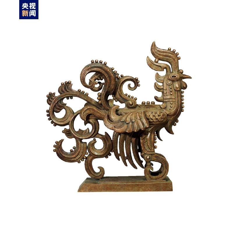 A sculpture featuring a rooster by Chinese artist Han Meilin will be on display at the 