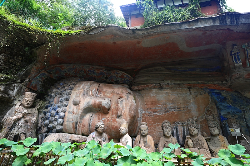 A glimpse of the Dazu Rock Carvings, Dazu District, Chongqing Municipality. /CFP