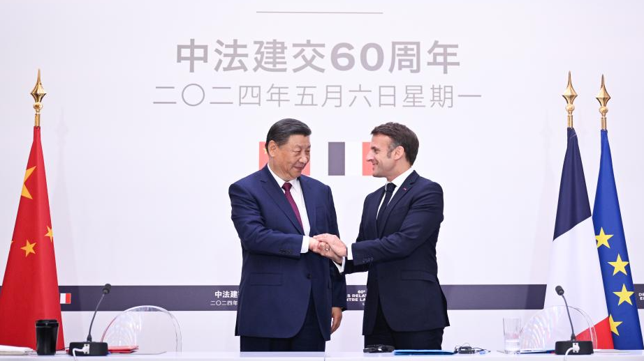 Xi: China to work with France to urge hostilities halt during Olympics
