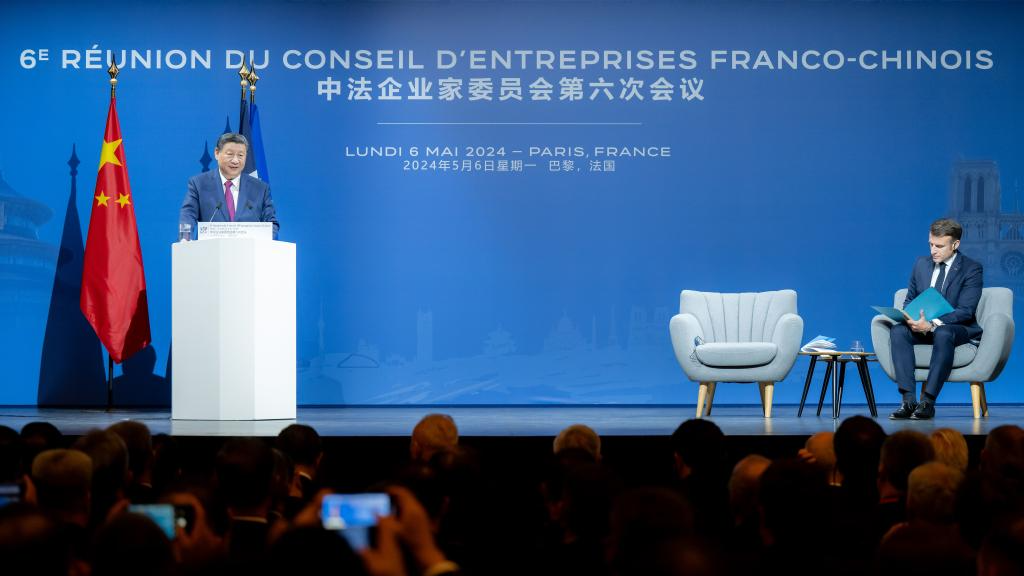 President Xi: China ready to enhance all-round exchanges with France