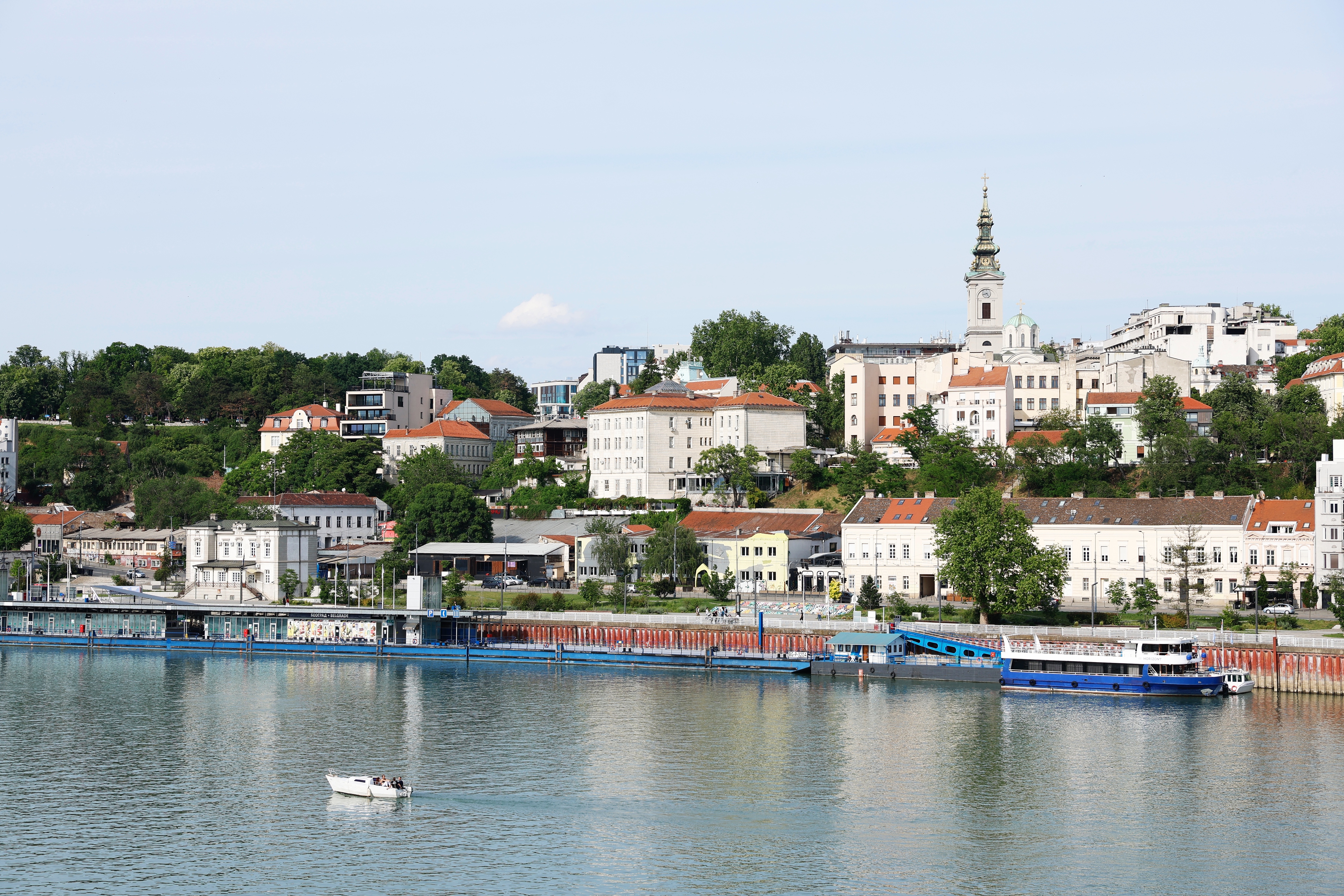 The Sava river in Belgrade, Serbia, May 6, 2024. /CFP