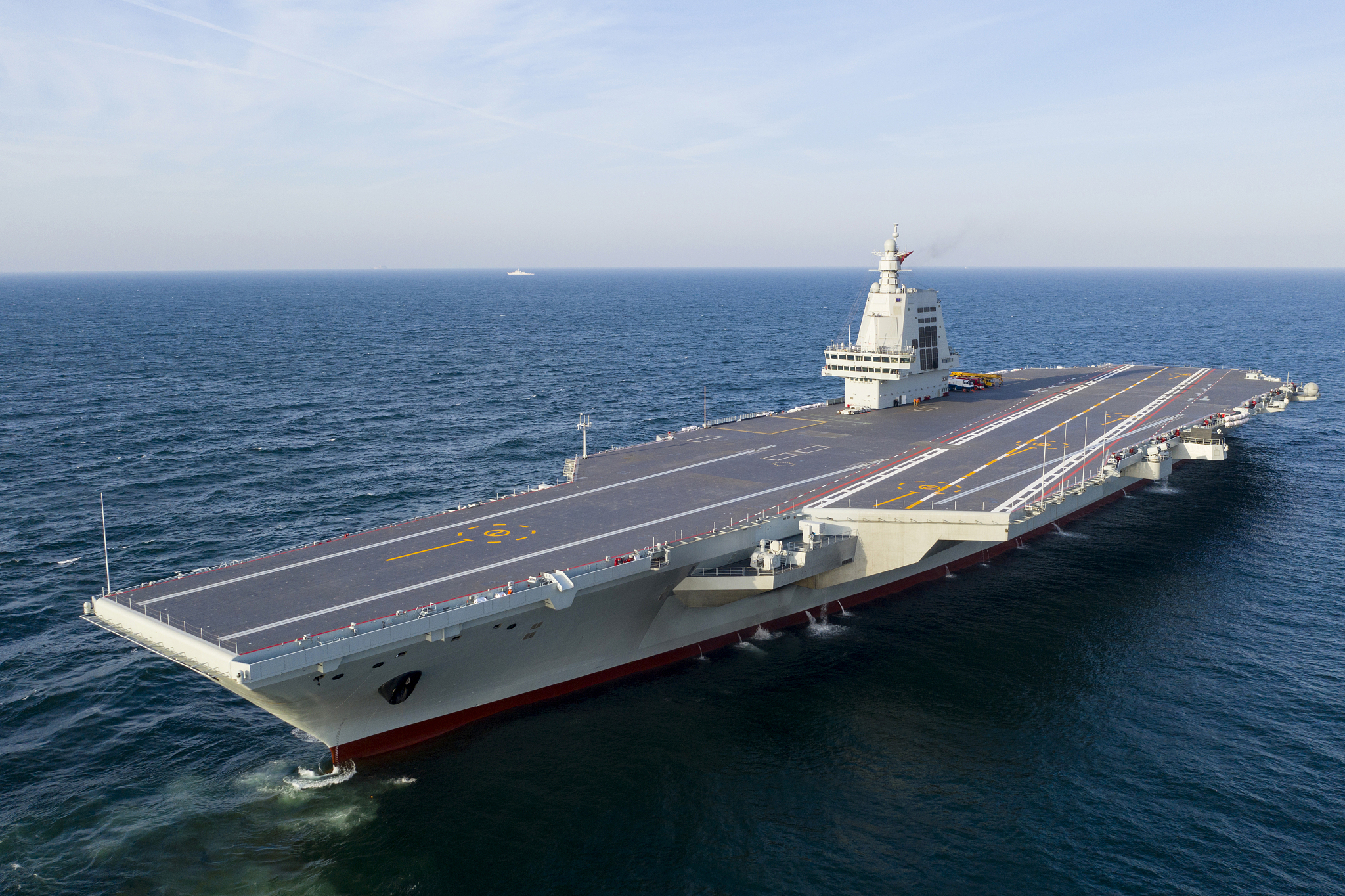 China's third aircraft carrier, the Fujian. /CFP