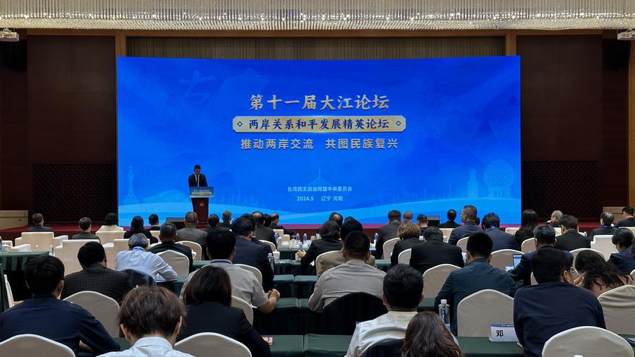 The 11th Dajiang Forum opens in Shenyang, northeast China's Liaoning Province, May 10, 2024. /Xinhua