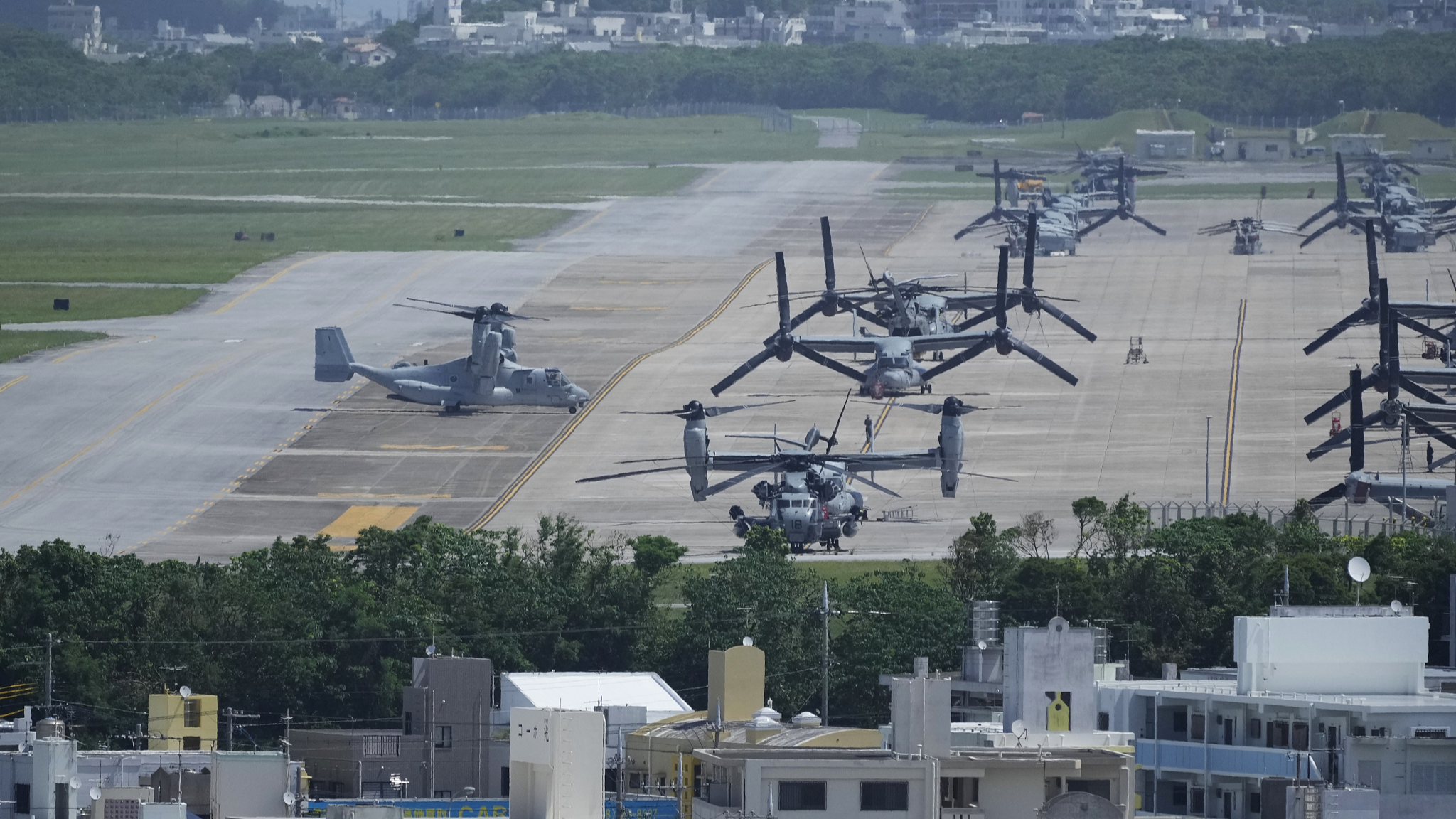 A U.S. military base in the south of Okinawa, Japan, September 6, 2023. /CFP