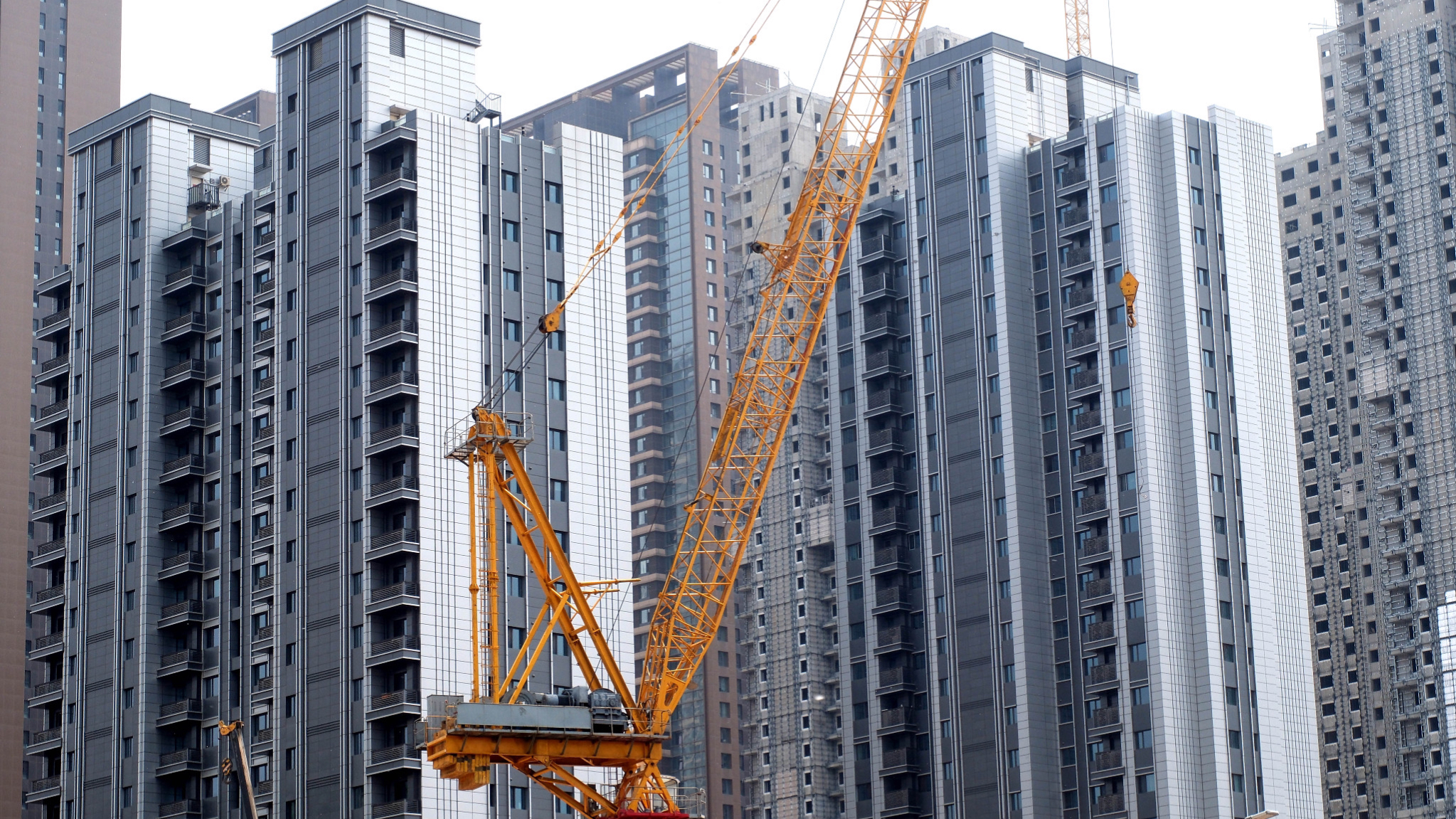 A commercial housing project under construction in Shenyang, Liaoning Province, China, May 18, 2024. /CFP