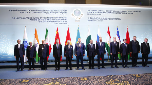 The meeting of the SCO Council of Ministers of Foreign Affairs is held in Astana, Kazakhstan, May 21, 2024. /Chinese Foreign Ministry
