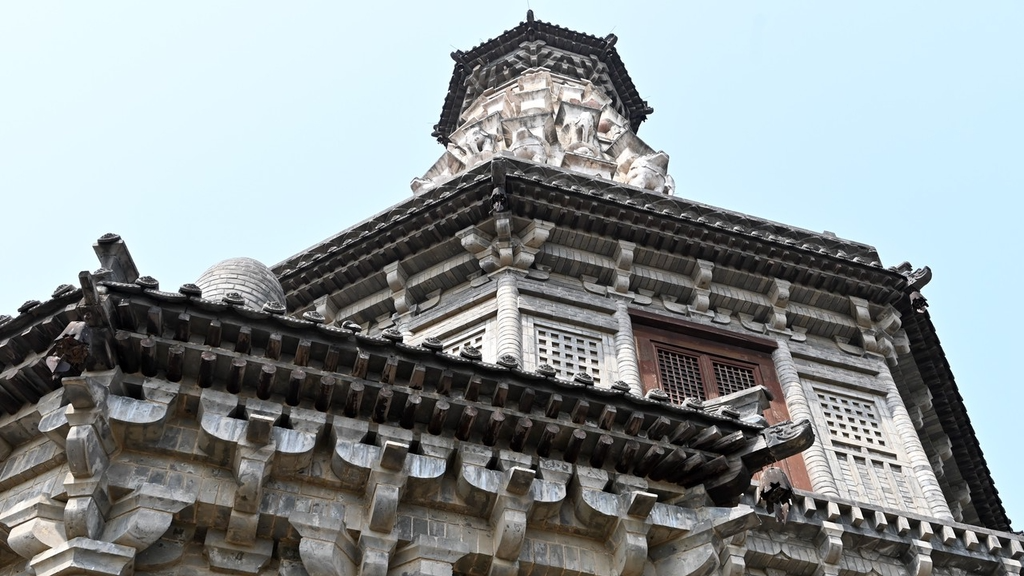 The Huata Pagoda at the Guanghui Temple of Zhengding, Shijiazhuang City, Hebei Province is seen on May 23, 2024. /IC