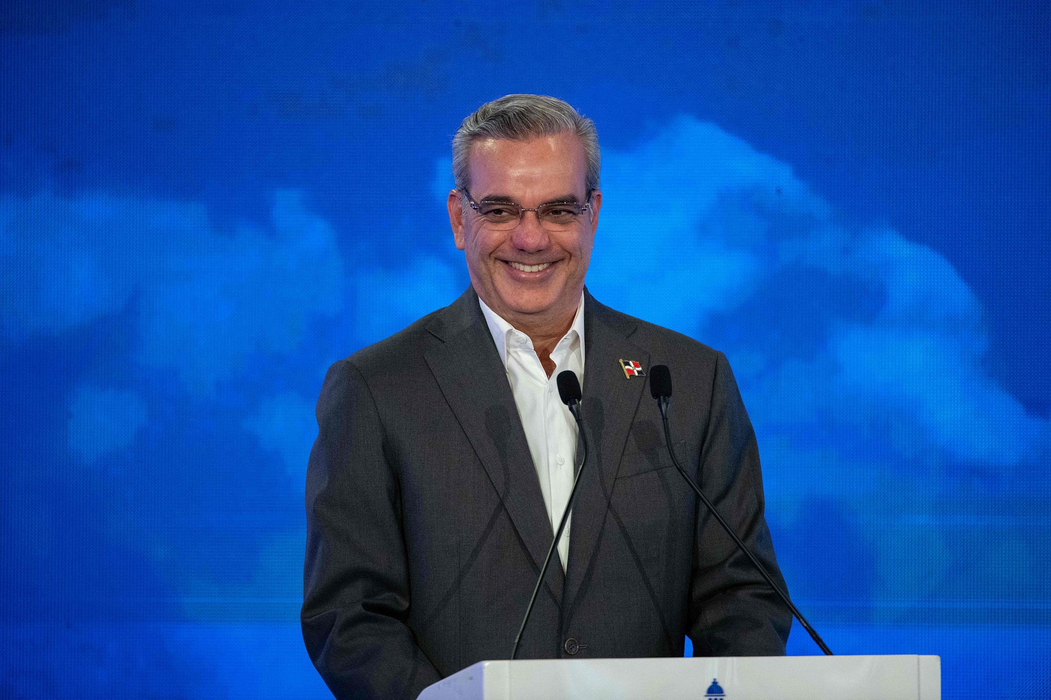 Luis Abinader, president of the Dominican Republic. /CFP