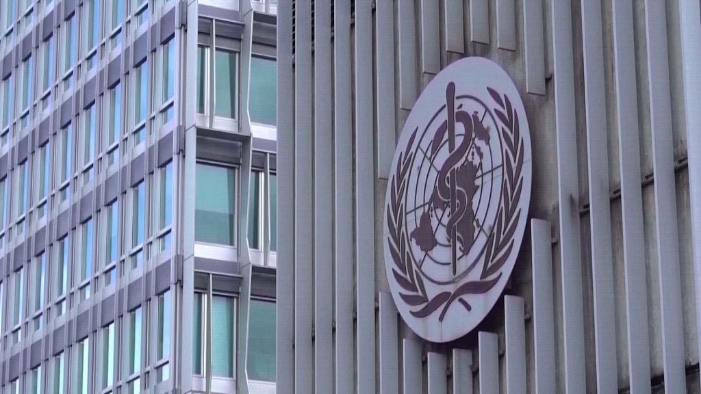 Logo of the World Health Organization. /CFP