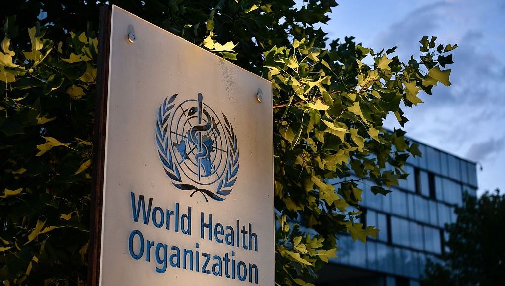 The World Health Organization logo. /WHO