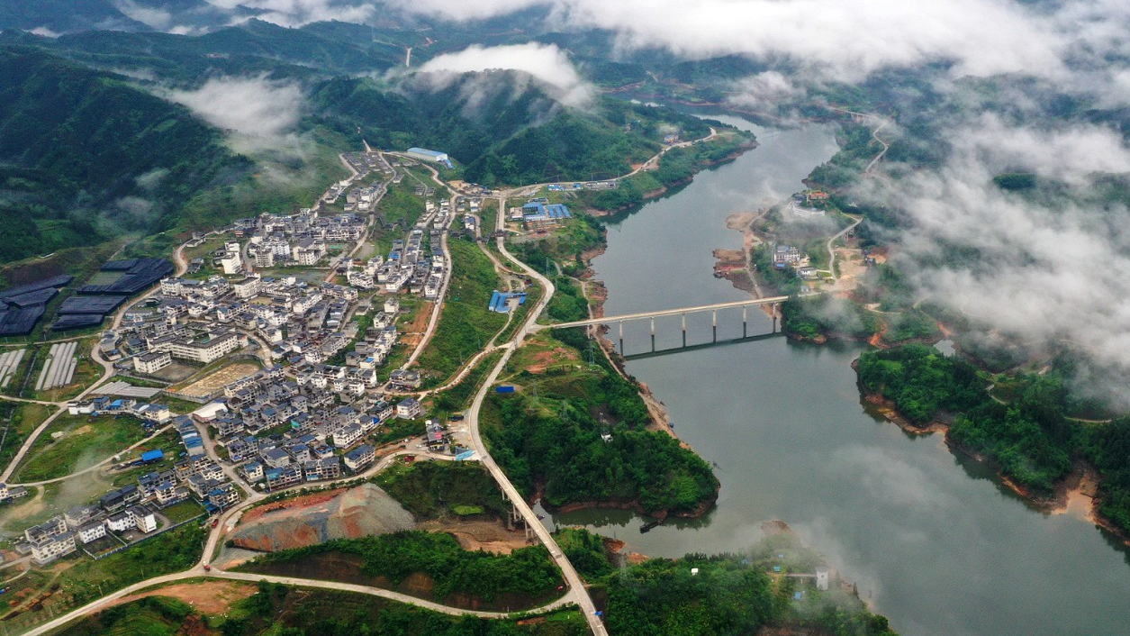 A view of rural roads in Rongshui Miao Autonomous County, south China's Guangxi Zhuang Autonomous Region, May 12, 2024. /CFP