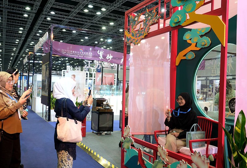 China Jiangsu Culture Trade Expo successfully held in Kuala Lumpur, Malaysia, November 17, 2023. /CFP