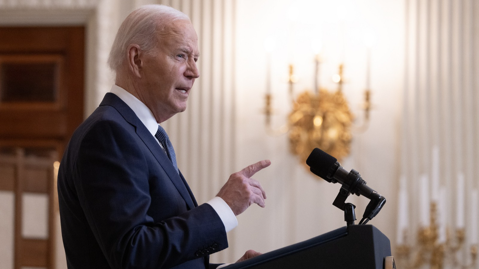 U.S. President Joe Biden delivers remarks before announcing a proposal for a ceasefire between Israel and Hamas in the State Dining Room of the White House in Washington, D.C., U.S., May 31, 2024. /CFP