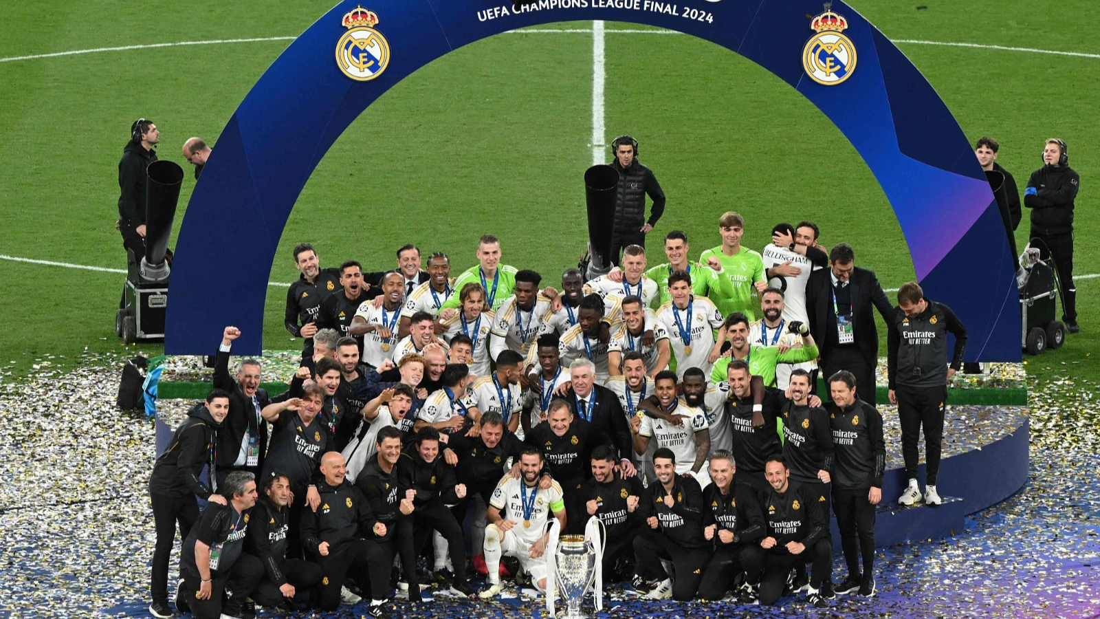 Real Madrid won Europe's top club competition for a record 15th time in London, UK, June 1, 2024. /CFP