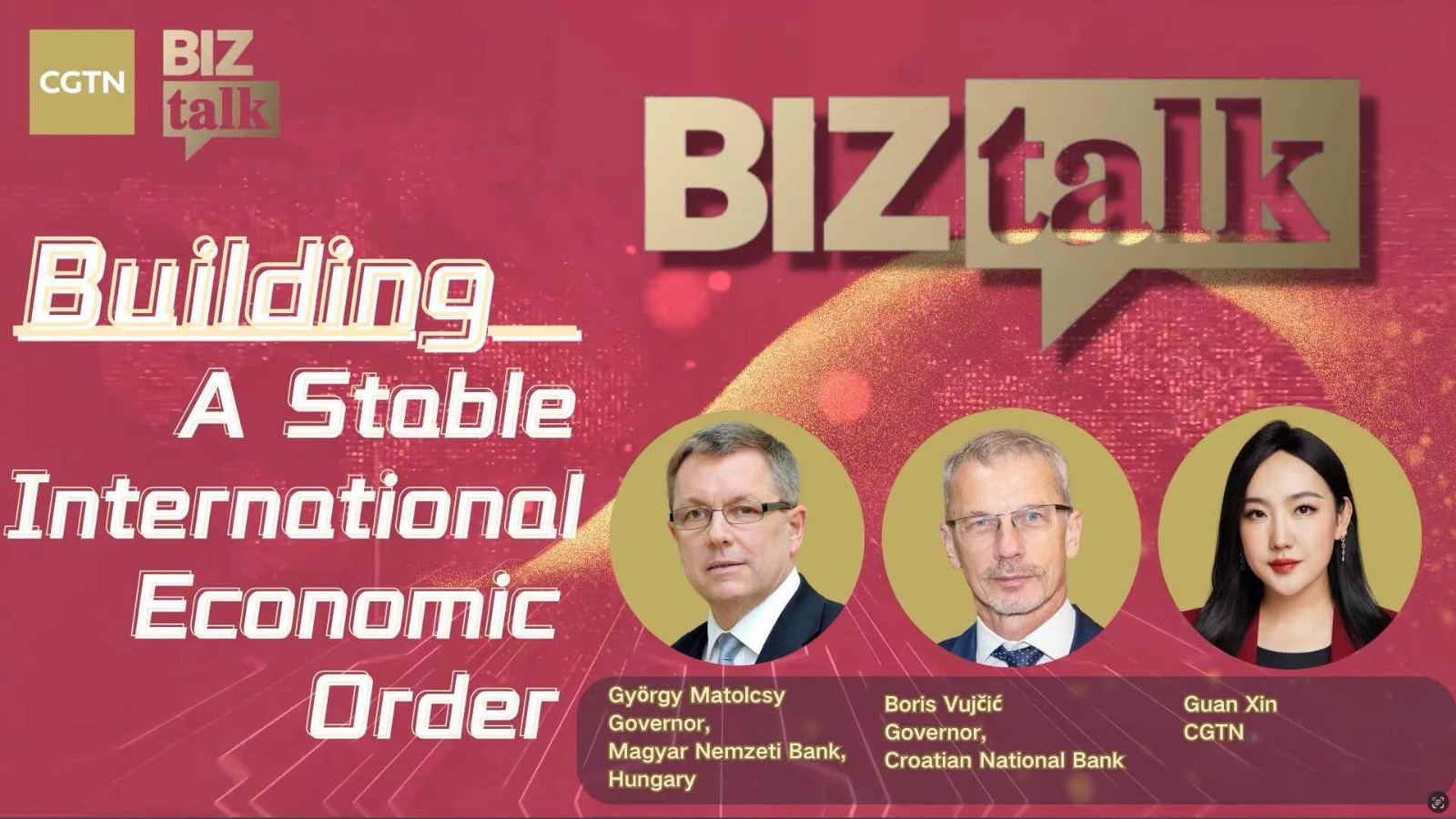 Building a stable international economic order