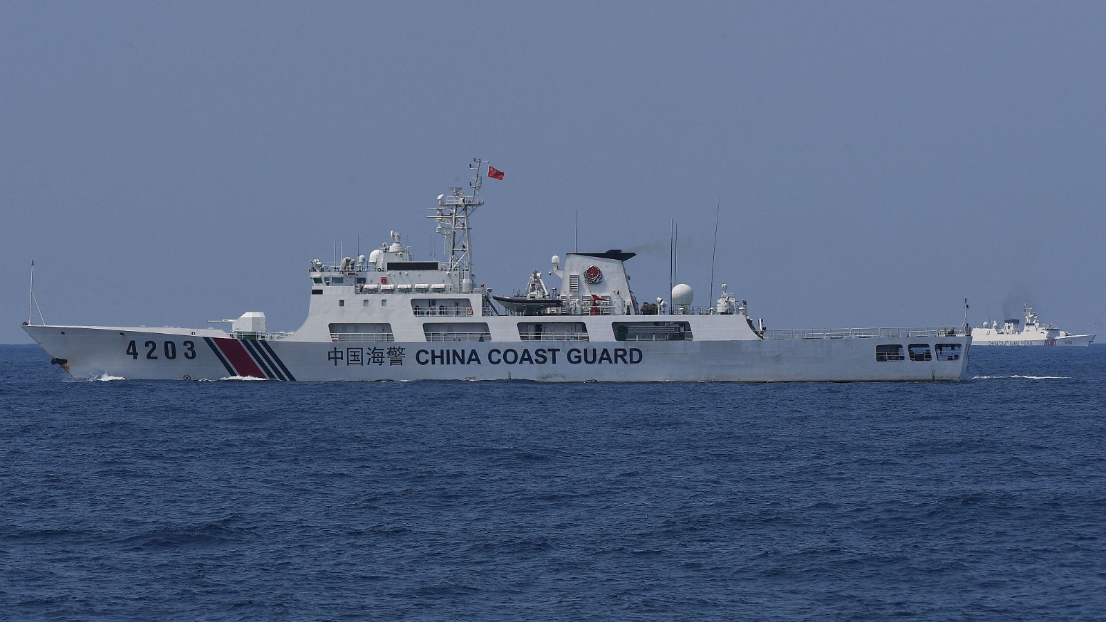 A China Coast Guard vessel in the South China Sea, May 16, 2024. /CFP