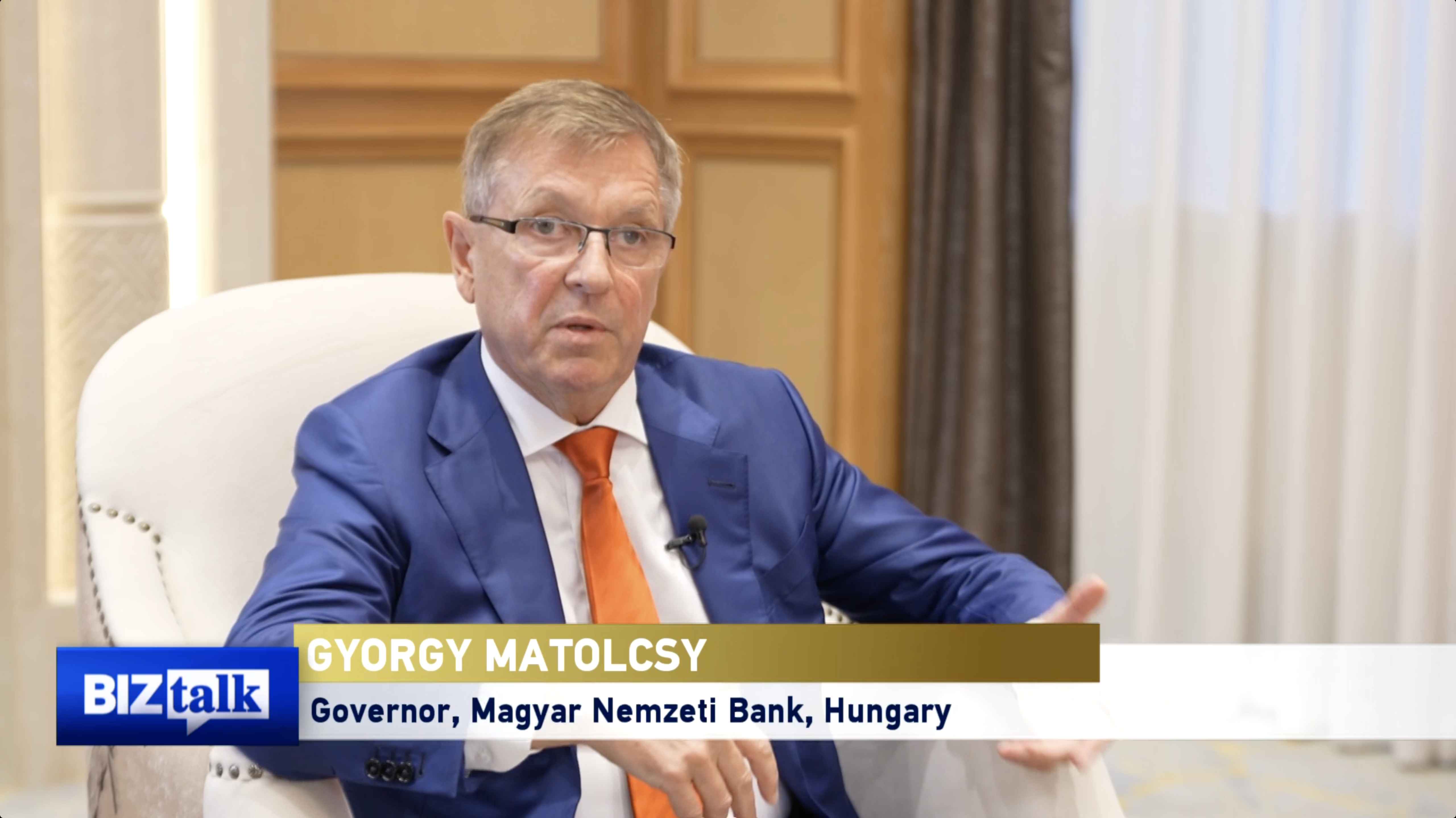 Hungarian  bank governor: Competition with China as catalytic force 