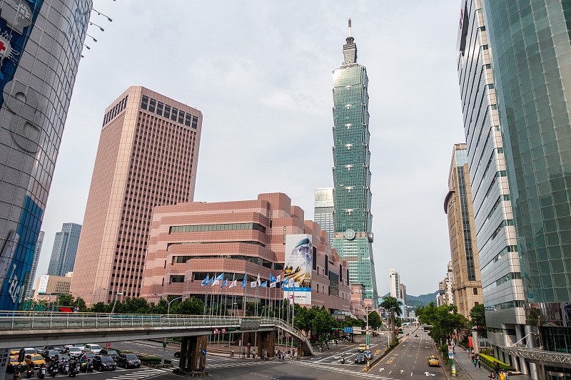 File photo shows the Taipei 101 skyscraper in Taipei, southeast China's Taiwan. /CFP