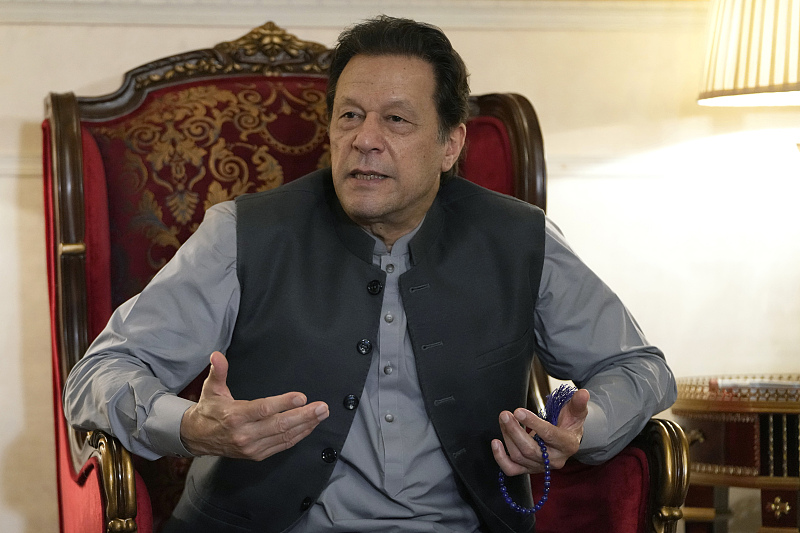 A file photo of Pakistan's former Prime Minister Imran Khan. /CFP