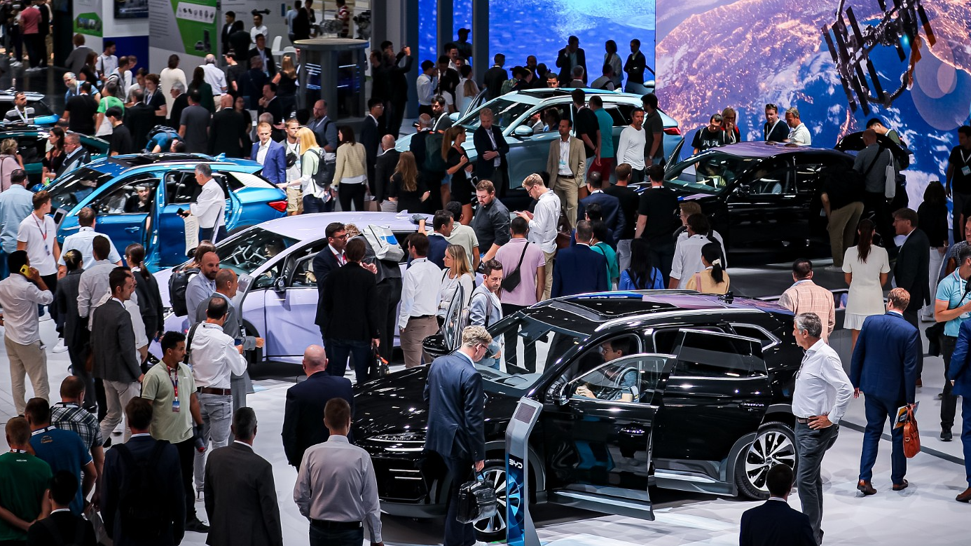 Chinese electric car brands at the 2023 International Motor Show, officially known as IAA MOBILITY 2023, in Munich, Germany, September 6, 2023. /CFP