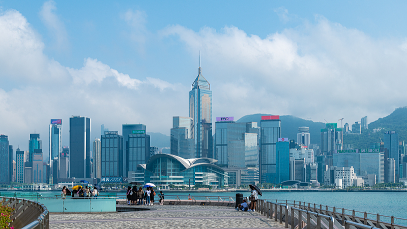 View of the Victoria Harbor in Hong Kong, south China, May 18, 2023. /CFP