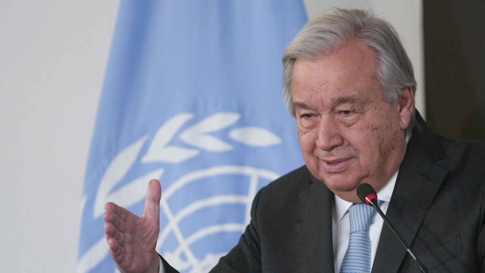 UN Secretary-General Antonio Guterres speaks during a press conference in Cairo, Egypt, March 24, 2024. /CFP