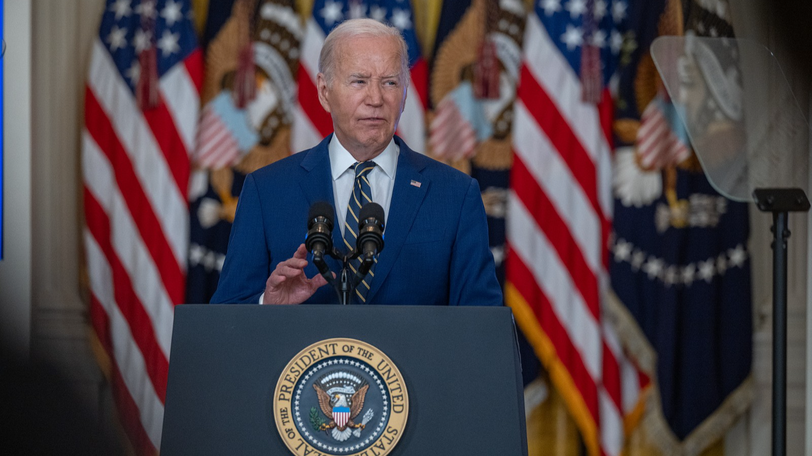 United States President Joe Biden speaks in the East Room of the White House in Washington, D.C., U.S., June 4, 2024. /CFP